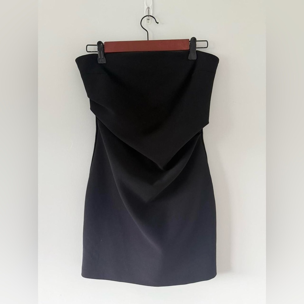 Zara Black Strapless Dress